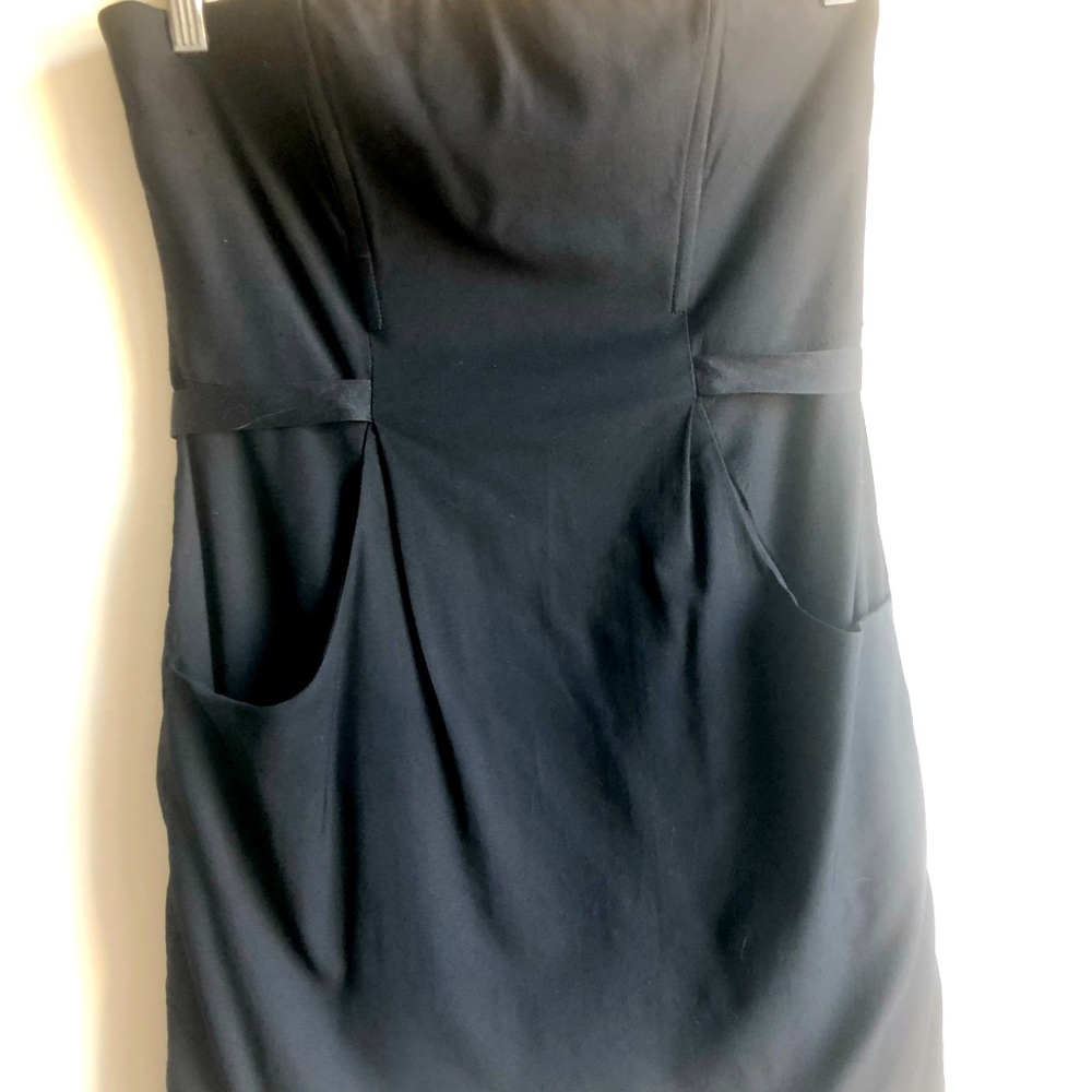 Helmut Lang Mini Little Black Cocktail Dress